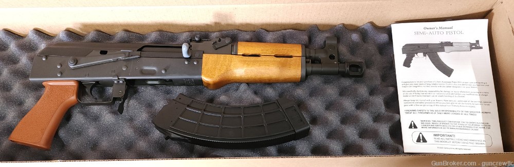 CAI Century Arms VSKA Draco AK47 7.62x39 AK-47 HG6501-N 10.5" Layaway-img-1