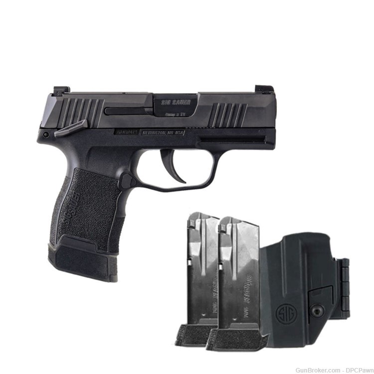 Sig Sauer P365 OR 9mm w/ 3 12rd mags + Holster *Free Ship\NO CC FEES!-img-0
