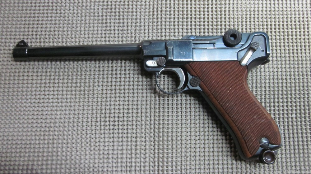 DWM Luger Pistol -  6" Barrel - very nice shape 90%-img-1