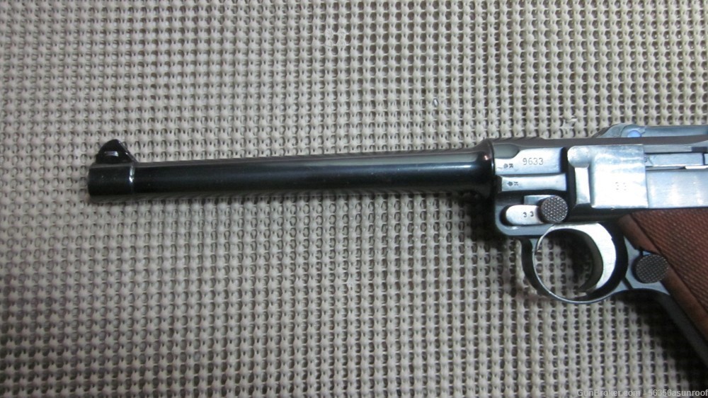 DWM Luger Pistol -  6" Barrel - very nice shape 90%-img-6