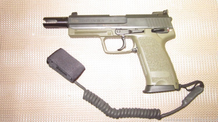 HK USP45 Tactical V1 - OD Green - 1 of 500 Heckler Koch USP45T - NIB -img-8