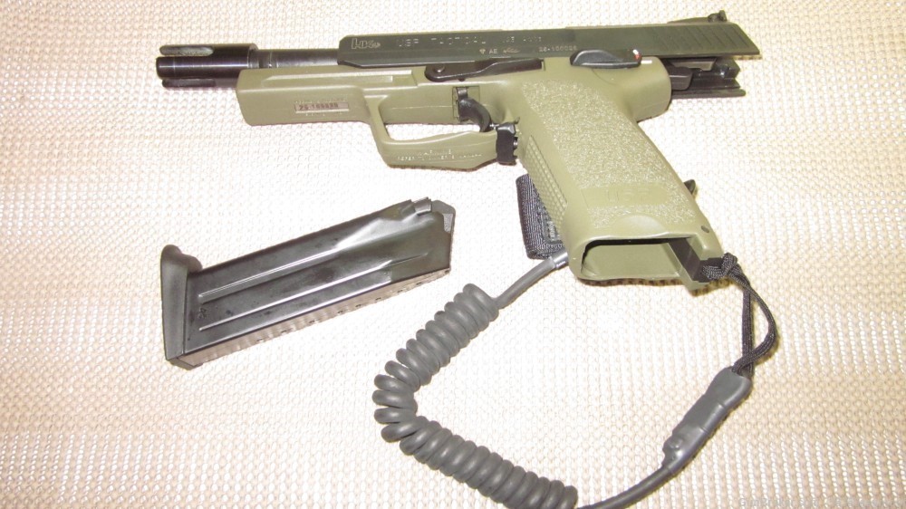 HK USP45 Tactical V1 - OD Green - 1 of 500 Heckler Koch USP45T - NIB -img-7