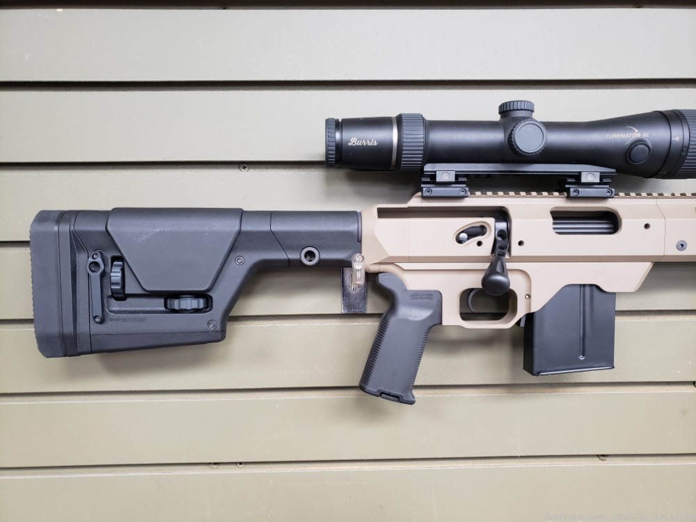  Remington 700 308 win MDT TAC21 Chassis, Burris Eliminator III-img-1