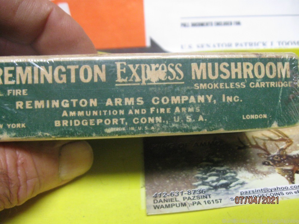 RARE 30 Remington Express DOUBLE TRAIN Box Rem-UMC Kleanbore Excell Ammo-img-3