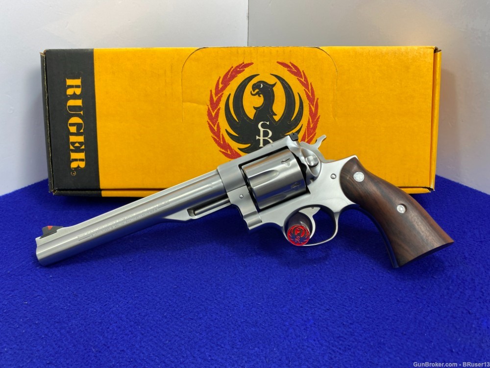1987 Ruger Redhawk .44 Mag 7 1/2" *HEAD TURNING STAINLESS STEEL MODEL*-img-0