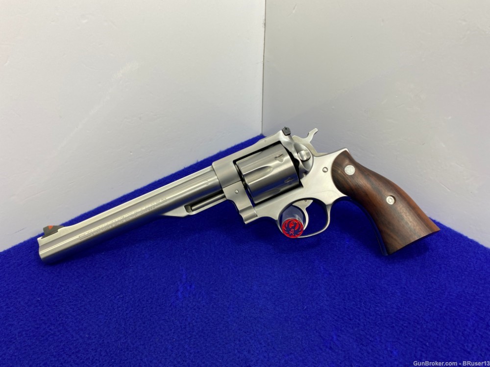 1987 Ruger Redhawk .44 Mag 7 1/2" *HEAD TURNING STAINLESS STEEL MODEL*-img-2