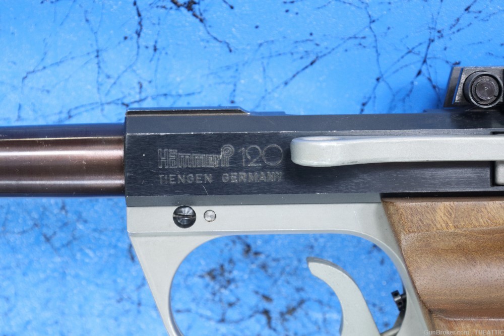 HAMMERLI 120 22LR SIDE CHARGE MADE IN GERMANY TARGET PISTOL -img-6