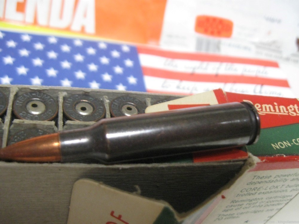 RARE Minty 250 SAVAGE HP 20 pc Remington Minty Factory Test Cartridges-img-2