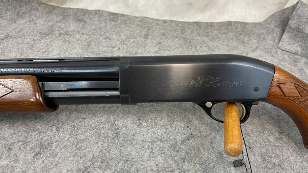 Sears & Roebuck Model 21 12ga Pimp Action Shotgun -img-16