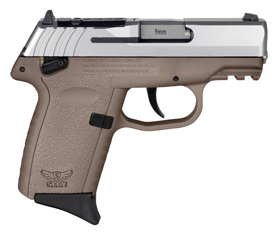 SCCY Industries CPX-1 Gen3 RDR 9mm Luger Pistol 3.10 FDE/SS CPX1TTDERDRG3-img-0