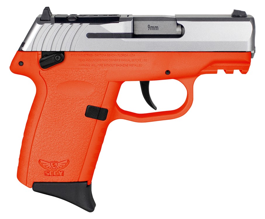 SCCY Industries CPX-1 Gen3 RDR 9mm Luger Pistol 3.10 Orange CPX1TTORRDRG3-img-0
