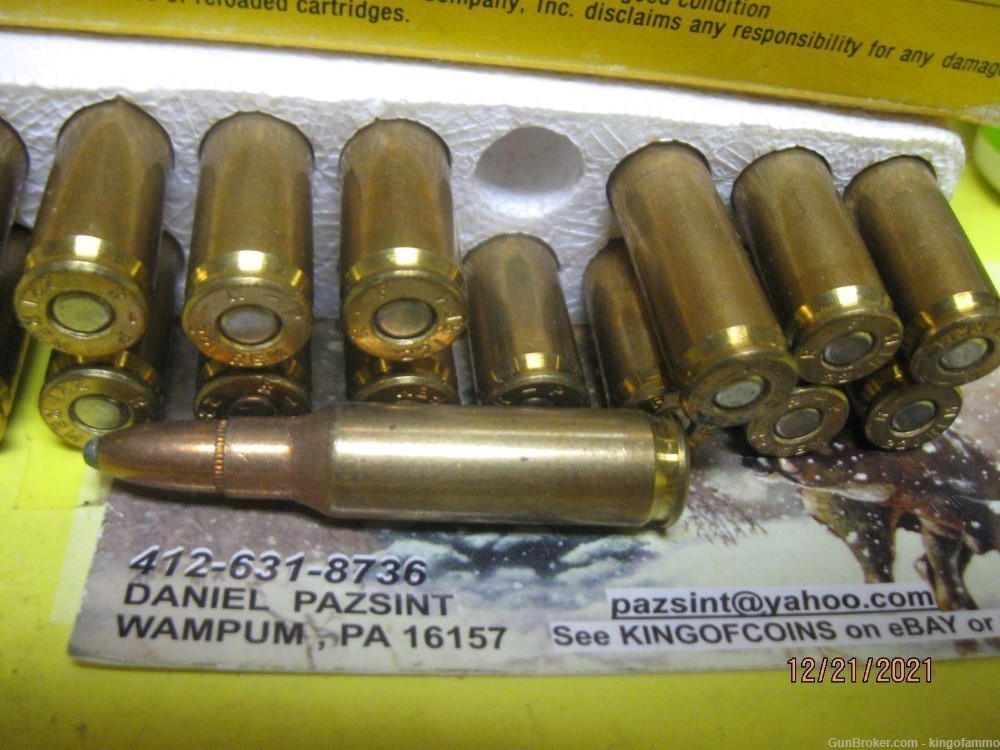 Original 221 FIREBALL Remington 20 Rnd Box 50gr PSP Ammo, have more others-img-2