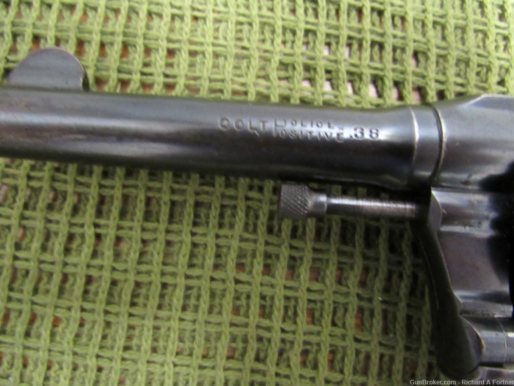 Colt Police Positive .38 S&W 4” Double Action SA/DA Revolver, 1916 C&R-img-6