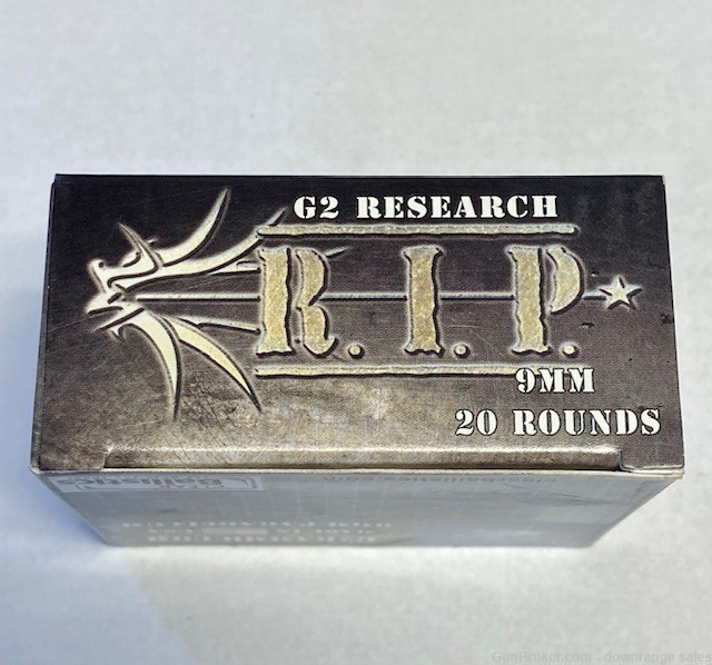 G2 Research RIP Ammo 9mm 20 round box-img-2