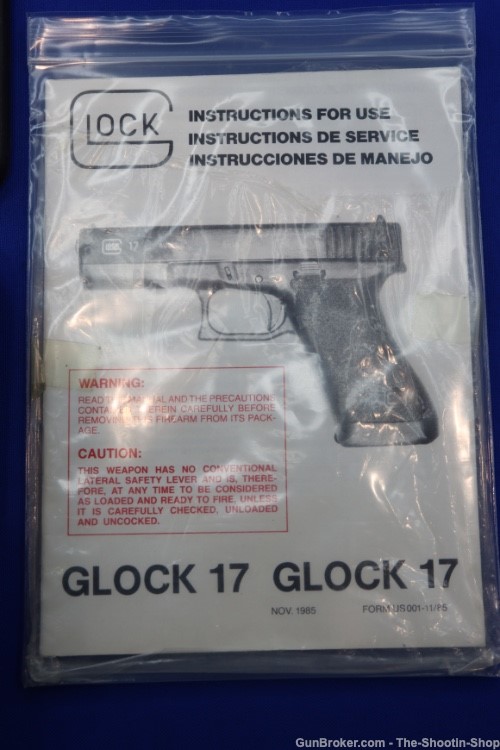 Glock Model G17 GEN1 Pistol 1985 MFG 4.5" PENCIL BARREL 17 Generation 1 9MM-img-48