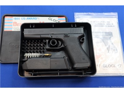 Glock Model G17 GEN1 Pistol 1985 MFG 4.5" PENCIL BARREL 17 Generation 1 9MM