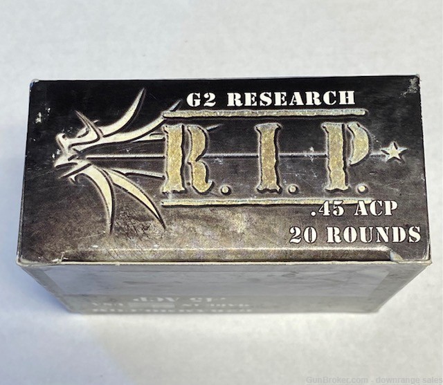 G2 Research RIP ammo .45 ACP 20 rounds-img-2