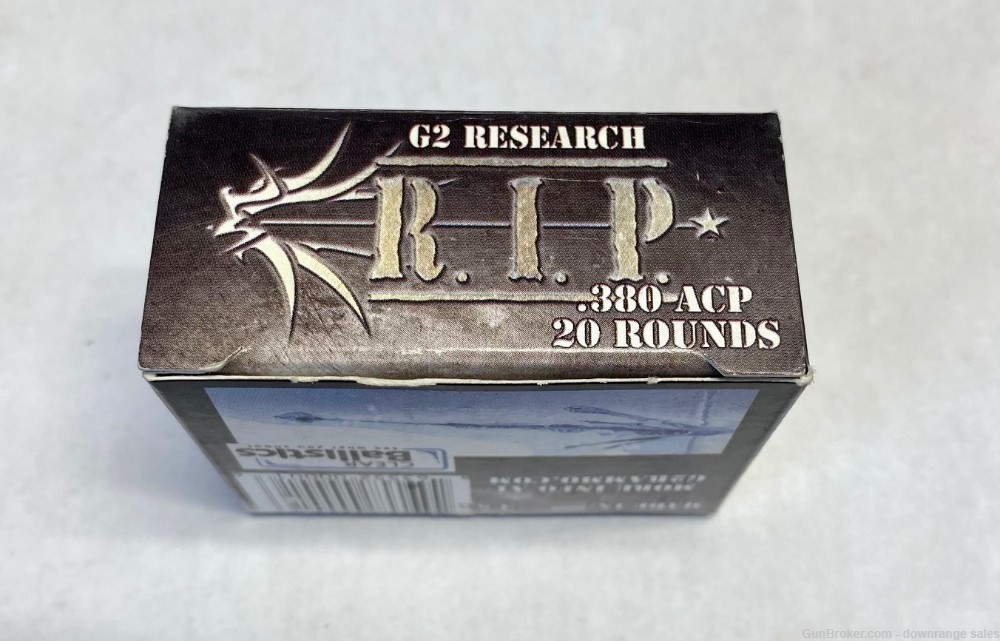 RIP G2 Research RIP Ammo .380 ACP Two Boxes-img-1