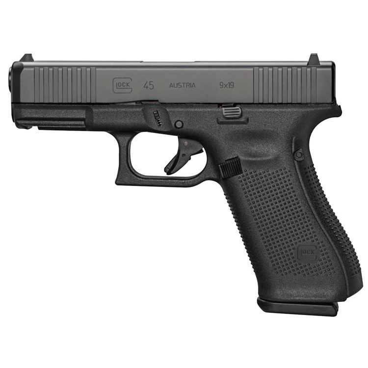 Glock 45 Compact Gen5 Striker Fired 9mm Pistol 4.02 17+1 Matte-img-1