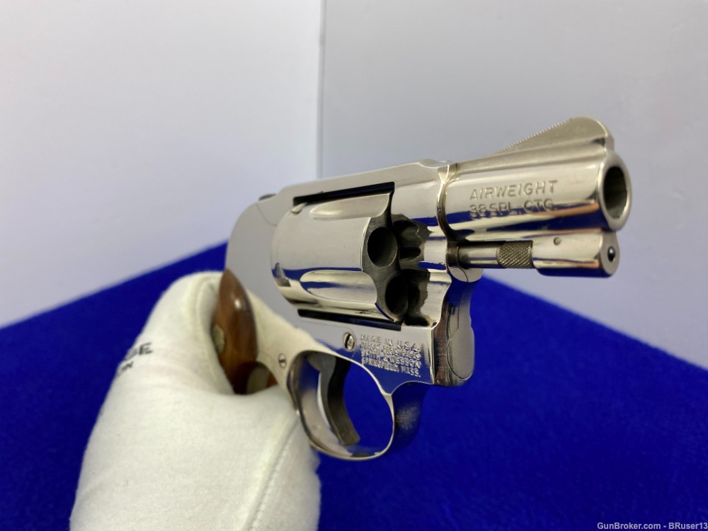 1982 Smith Wesson 38 No Dash .38spl Nickel *BODYGUARD AIRWEIGHT MODEL*-img-43
