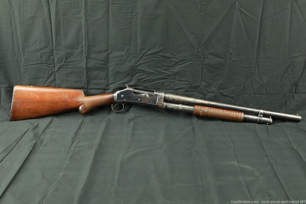 Winchester Model 1897 M97 ’97 Takedown 20” 12 GA Pump Shotgun, 1900 C&R-img-2