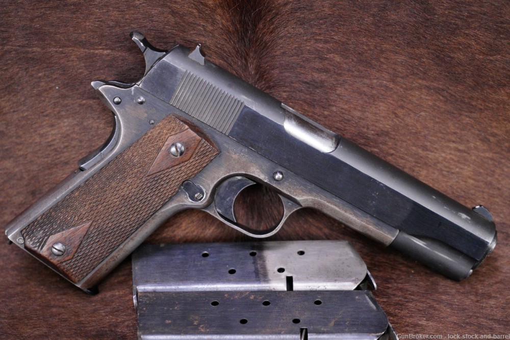 Colt Model of 1911 U.S. Property .45 ACP Semi-Auto Military Pistol 1918 C&R-img-2
