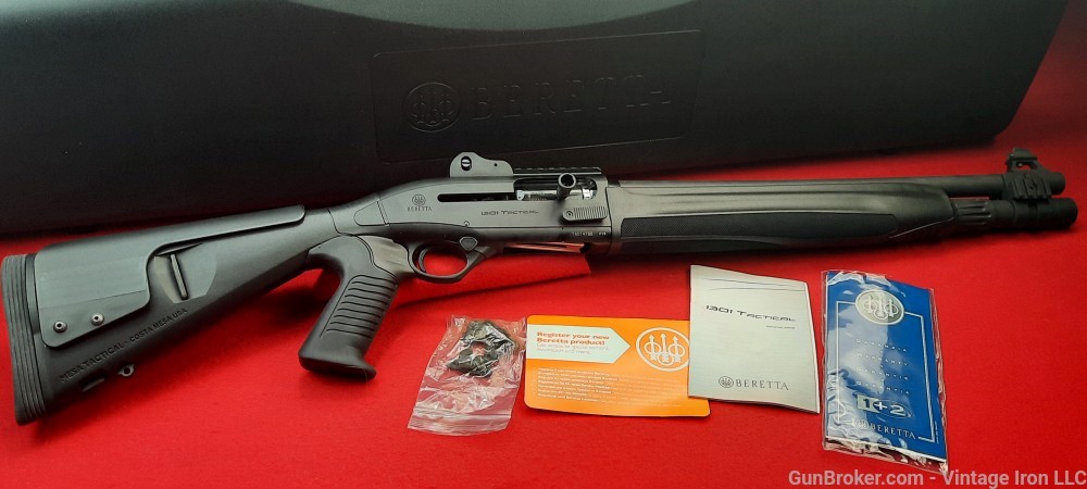 Beretta 1301 Tactical Shotgun 12ga. 18.5" barrel  J131p18 NIB! NR-img-0