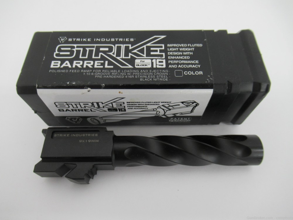STRIKE Industries Glock 19 Fluted Barrel - Made in USA-img-0