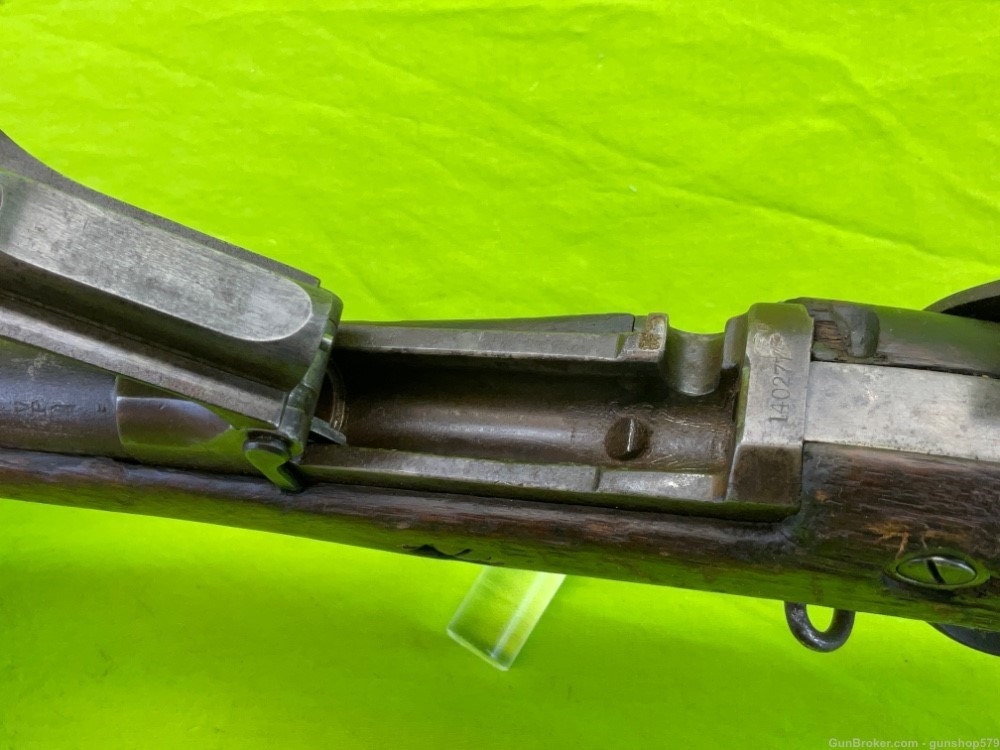 Springfield Armory 1873 Trap Door Rifle 45-70 Govt Rack Marked Antique US-img-34