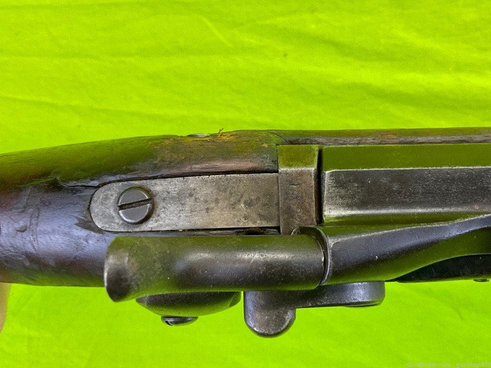 Springfield Armory 1873 Trap Door Rifle 45-70 Govt Rack Marked Antique US-img-13
