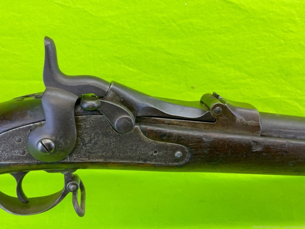 Springfield Armory 1873 Trap Door Rifle 45-70 Govt Rack Marked Antique US-img-8