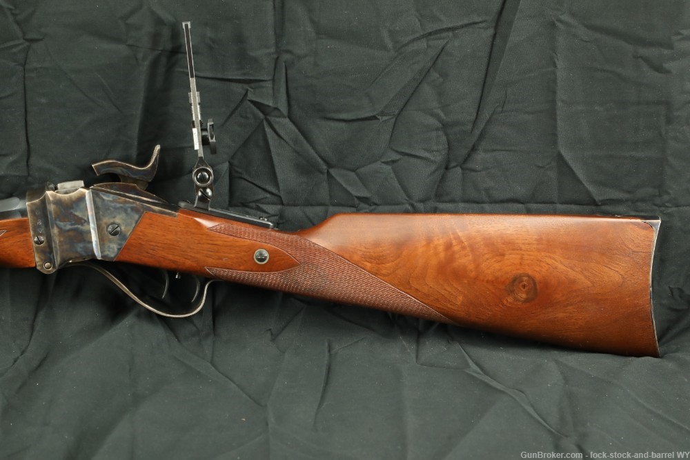 Italian Pedersoli Sharps Model 1874 32” 45-70 U.S. Gov Single Shot Rifle-img-12