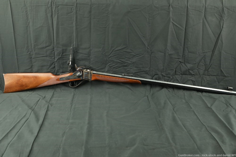 Italian Pedersoli Sharps Model 1874 32” 45-70 U.S. Gov Single Shot Rifle-img-2
