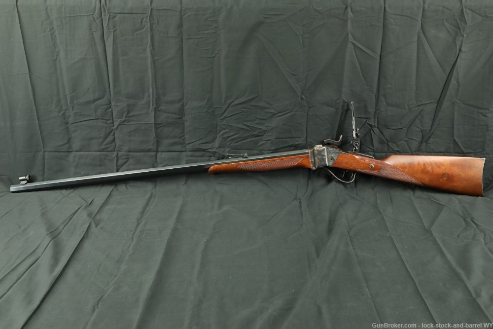 Italian Pedersoli Sharps Model 1874 32” 45-70 U.S. Gov Single Shot Rifle-img-8