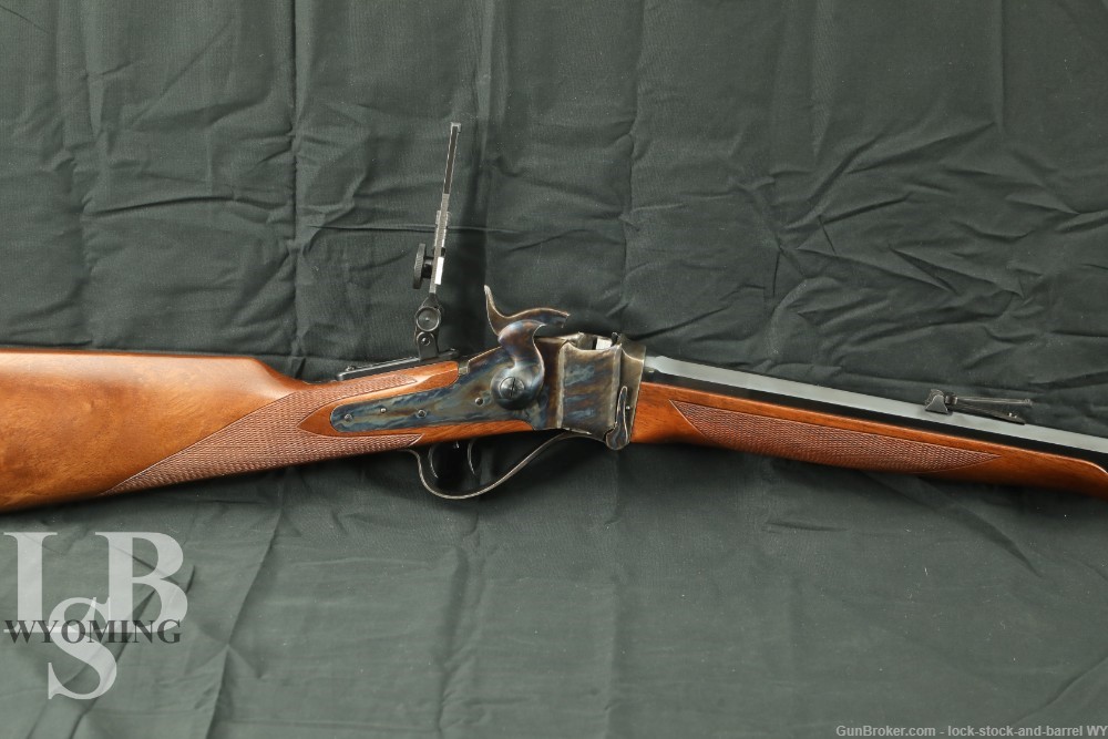 Italian Pedersoli Sharps Model 1874 32” 45-70 U.S. Gov Single Shot Rifle-img-0