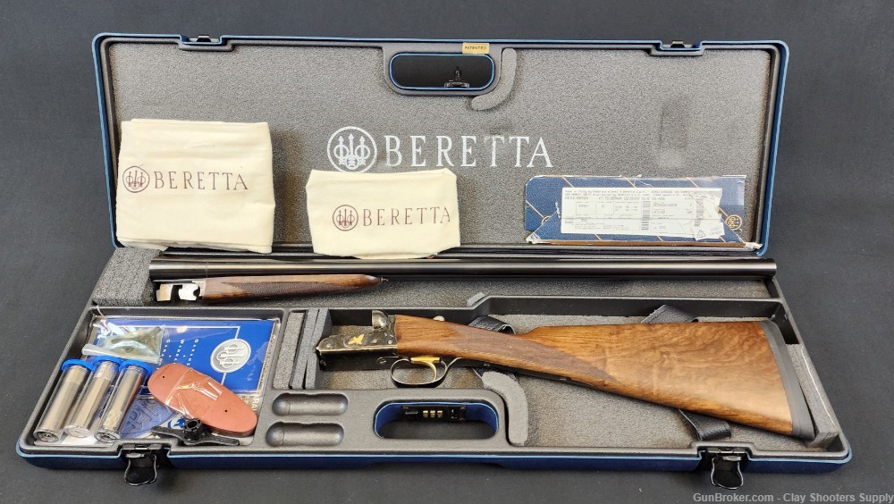 Beretta 471 SilverHawk SXS 12Ga 28”-img-0
