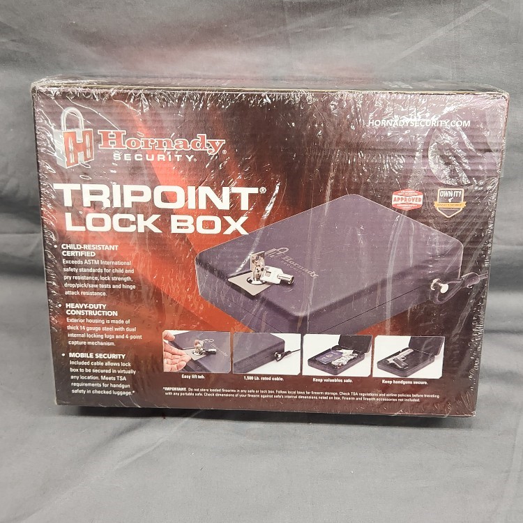 Hornady TriPoint pistol lock box new 98152-img-0