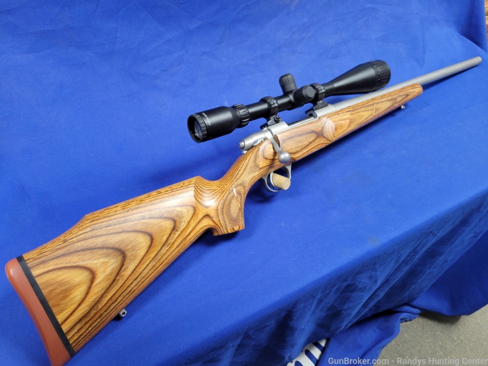 Sako Model 85 Varmint Bolt Action .22-250 Rem. Rifle w/ Burris Scope-img-0