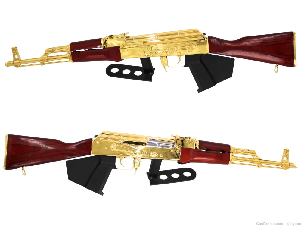 Riley Defense 24K Gold Plated AK 10 Round Semi-Auto *DAMAGED*-img-6