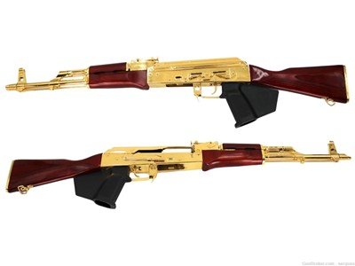 Riley Defense 24K Gold Plated AK 10 Round Semi-Auto *DAMAGED*
