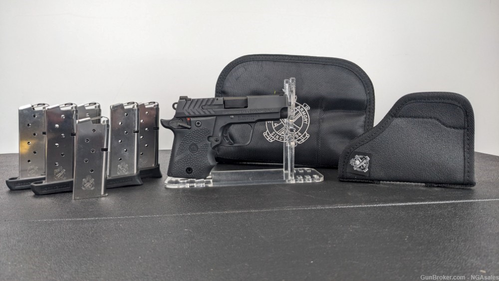 Springfield Armory|911 9MM|Black Hogue Grips|+5 Ext. Mags|Excellent-img-0