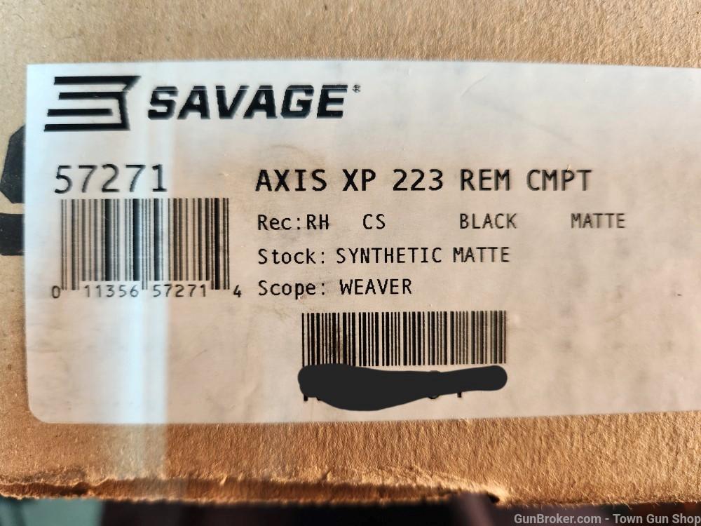 SAVAGE AXIS COMPACT 223REM MUDDY GIRL NEW! PENNY AUCTION!-img-0