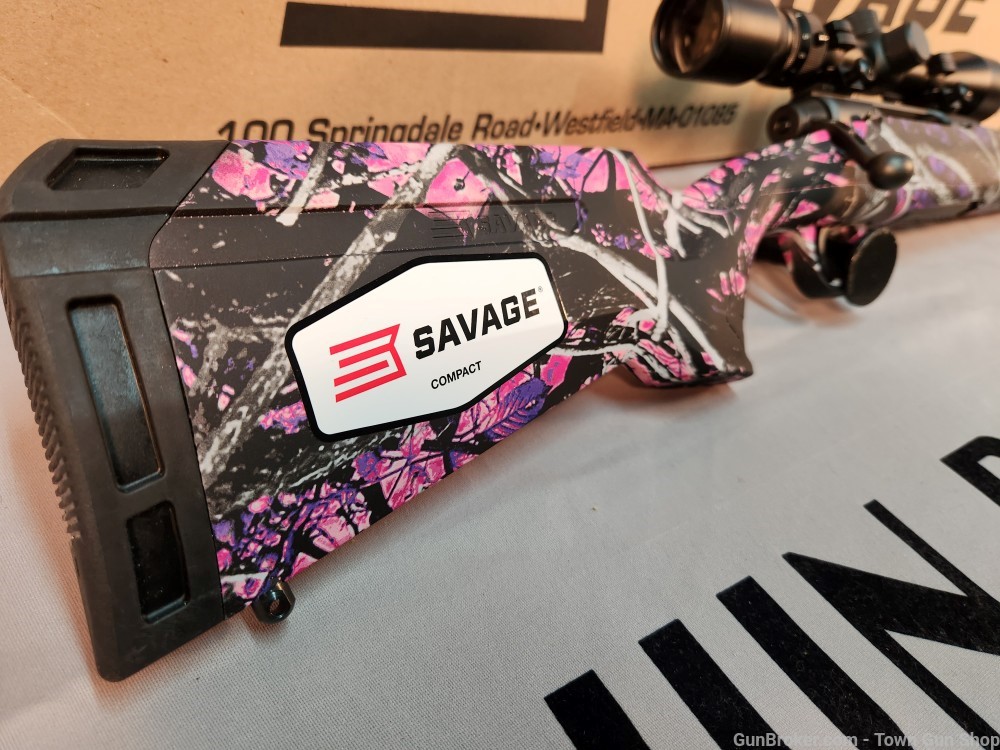 SAVAGE AXIS COMPACT 223REM MUDDY GIRL NEW! PENNY AUCTION!-img-2