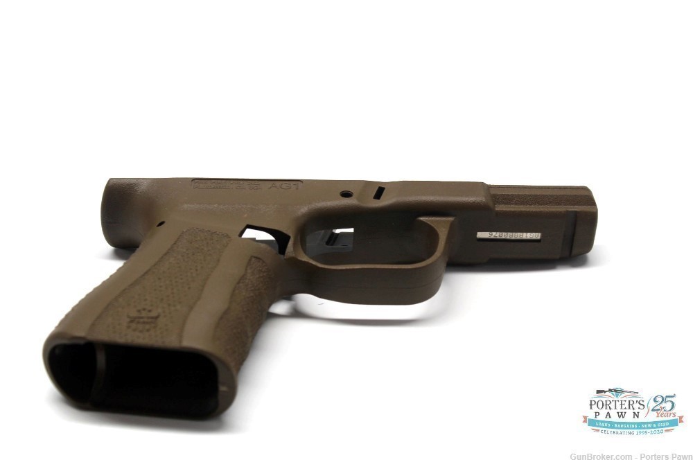 FMK AG1 Glock 19 Gen 3 Compatible Frame - Burnt Sienna-img-0