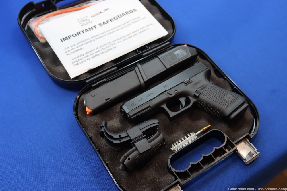 Glock Model G19M FBI Pistol 9MM NDLC 19M 15RD GEN 5 4" M Barrel LE BOX RARE-img-0