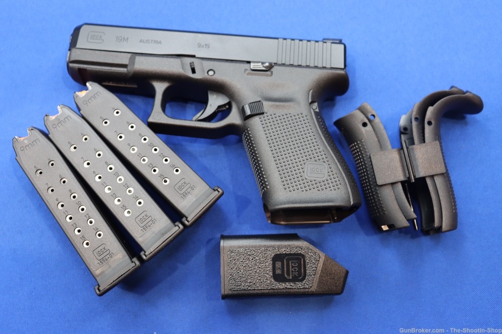 Glock Model G19M FBI Pistol 9MM NDLC 19M 15RD GEN 5 4" M Barrel LE BOX RARE-img-43