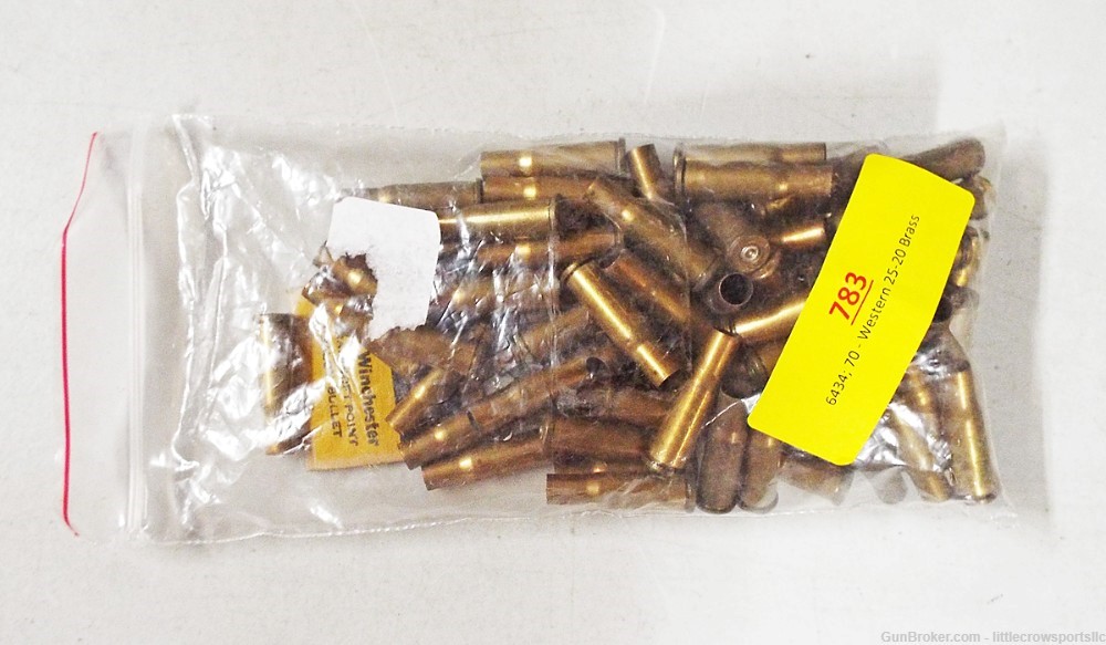 Western 25-20 Winchester Brass 70 Pieces-img-0