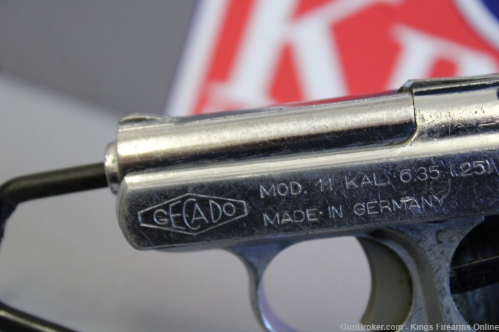 Gecado Model 11 .25ACP PARTS GUN Item P-11-img-6