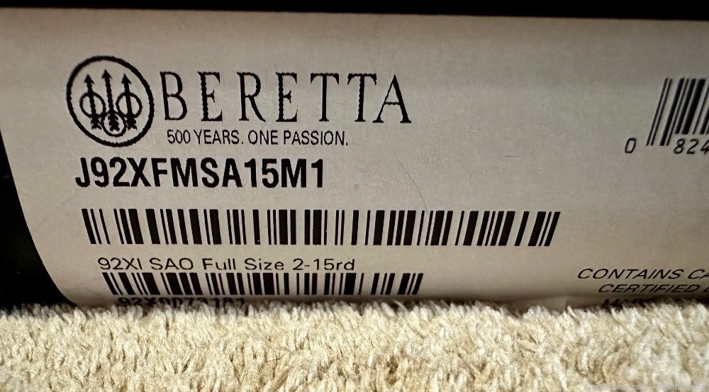 Beretta 92XI Launch Edition 9MM optics ready SAO LIKE NEW-img-7