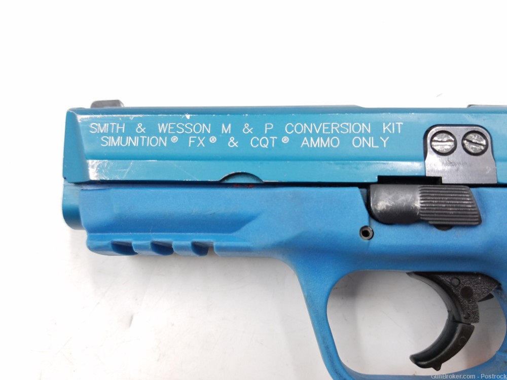 Smith & Wesson S&W M&P Simunition FX CQT 9mm Training Pistol w/ Magazine -img-13